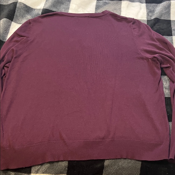 Time & Tru Metropolis Burgundy Cardigan size XXL (20) - Picture 6 of 10